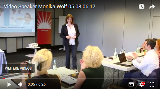 Referentin und Speakerin Monika Wolf